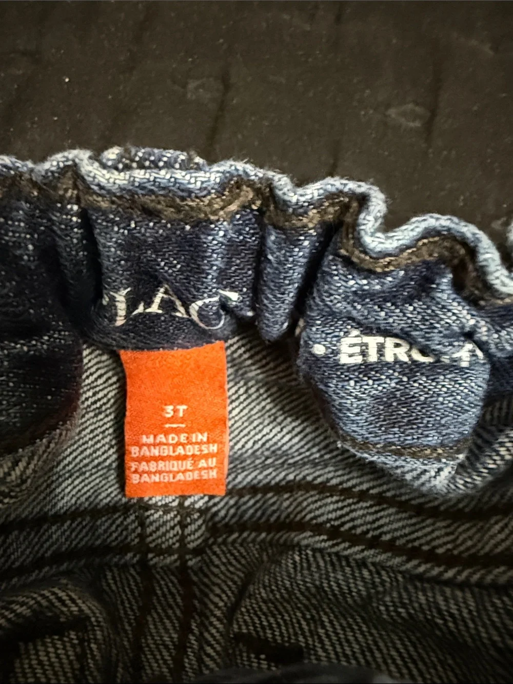 The Children's Place Two-Tone Blue Denim Jeans Set